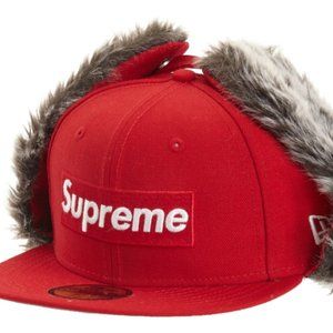 Supreme Earflap New Era Red